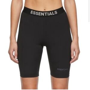 NWT Unisex Essentials Black Athletic Shorts | Stretchy & Comfortable Fit